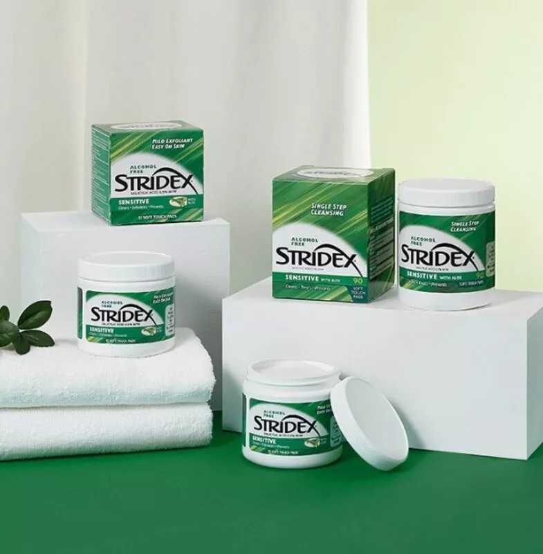 Stridex Sensitive Pad Care Soft Touch 90pcs