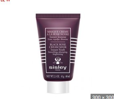 【团购八折】sisley-黑玫瑰面膜-60ml