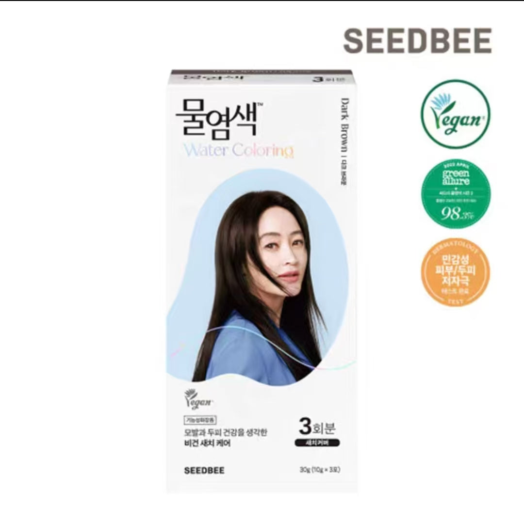Seedbee-思得蜜-水染发3支-01棕色