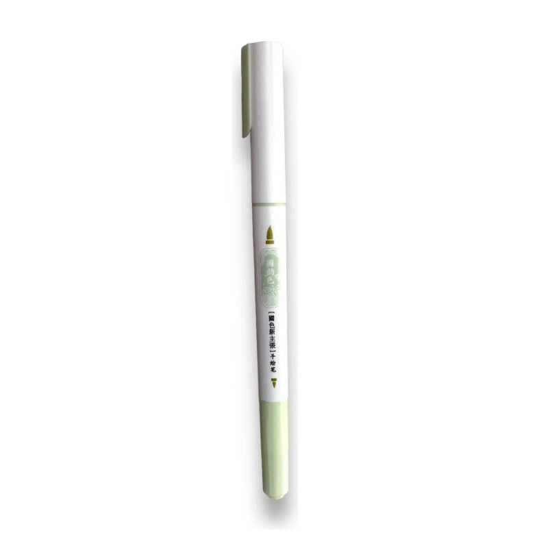 Jiwusha Super Soft Hand-painted Pen Light Green 1pcs
