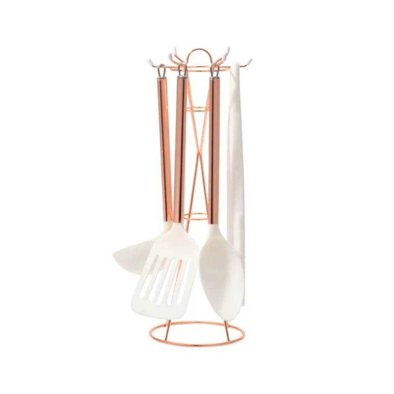 Francfranc Silicone Kitchen Tool & Holder Set