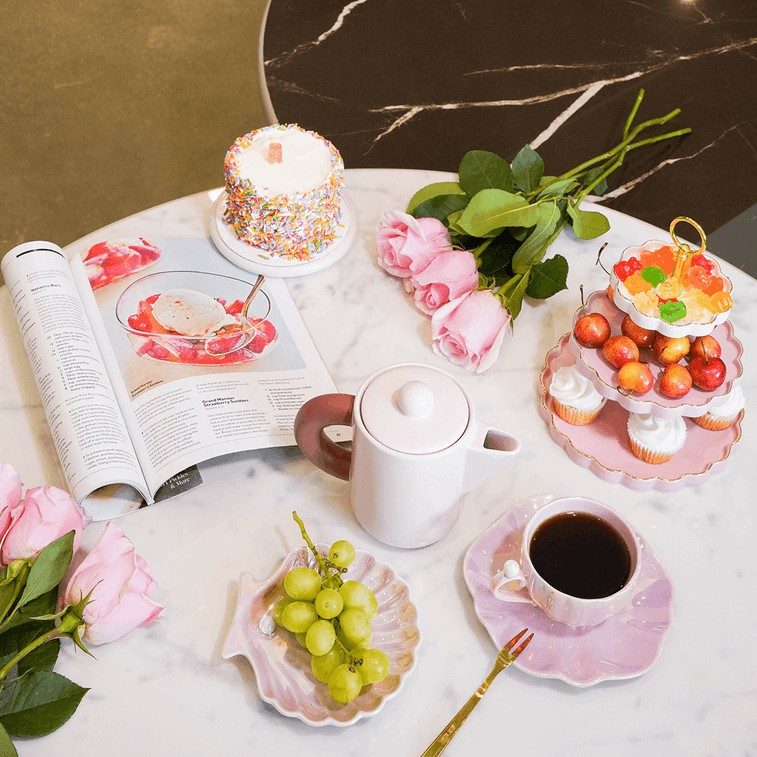 Francfrane茶壶粉色