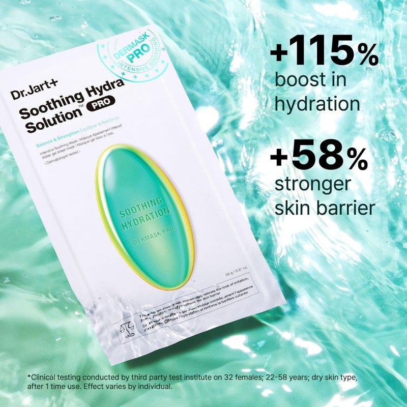 Dr.Jart+ Dermask Water Jet Soothing Hydra Solution Face Mask 5pcs