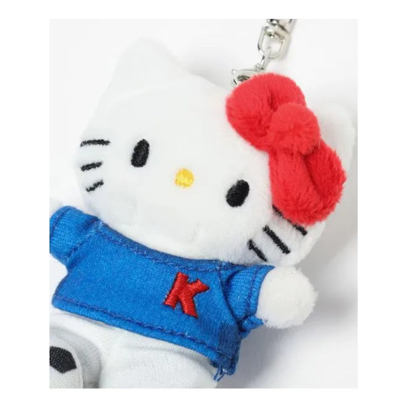 Sanrio X Me% Plush Keychain Hello Kitty Football