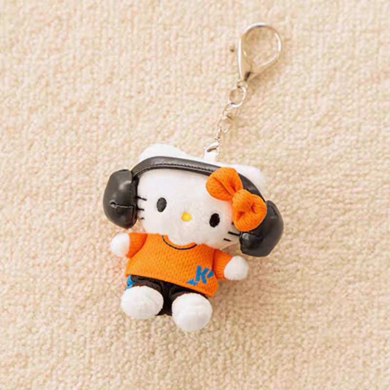 Sanrio X Me% Hello Kitty Plush Keychain Headphones