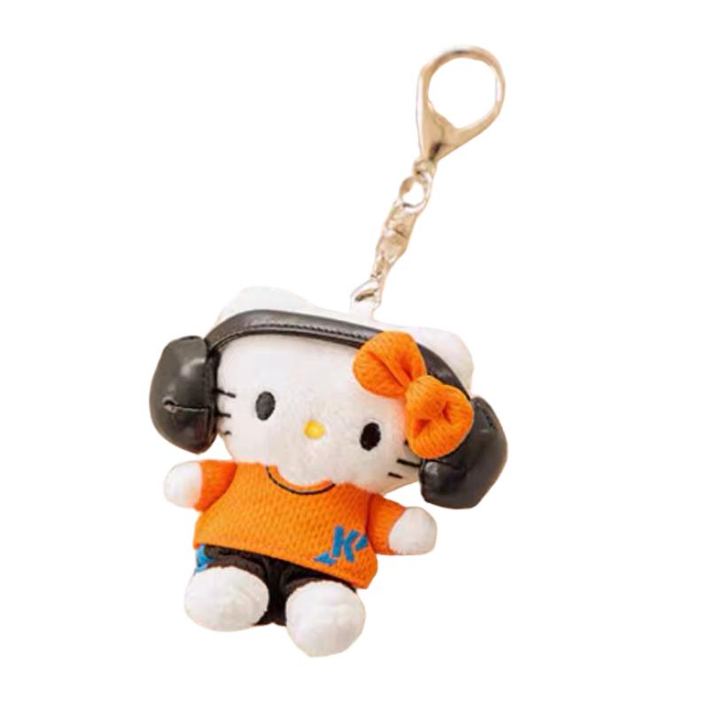 Sanrio X Me% Hello Kitty Plush Keychain Headphones