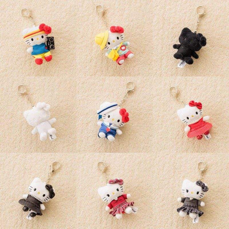Sanrio X Me% Hello Kitty Plush Keychain Spark Priest
