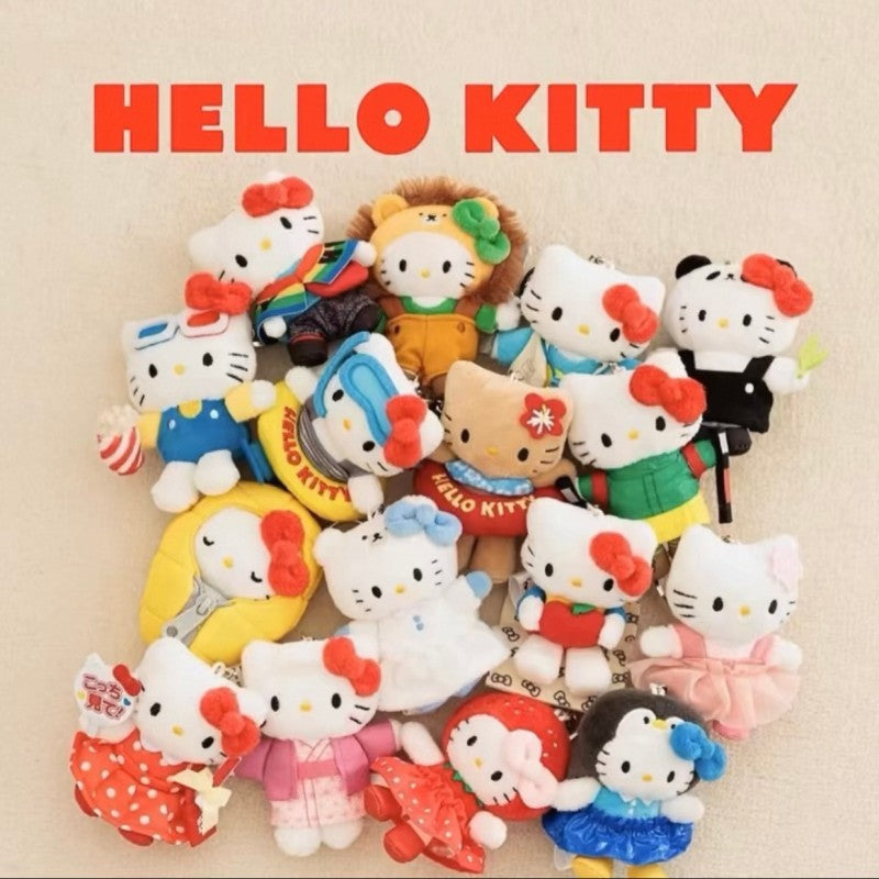 Sanrio X Me% Hello Kitty Plush Keychain Sailor