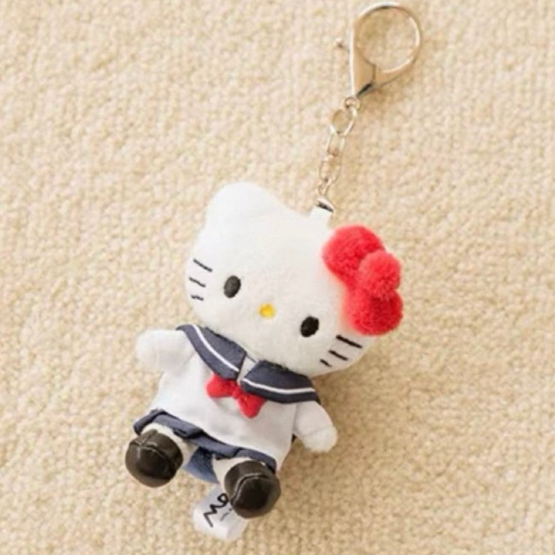 Sanrio X Me% Hello Kitty Plush Keychain Sailor