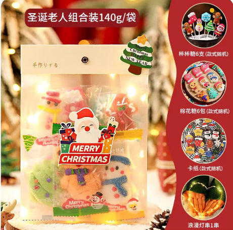 脱普-星愿圣诞树棉花糖+棒棒糖-12支