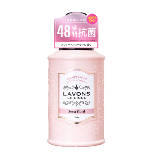 Lavons-衣物柔顺洗衣液二合一-粉色-850g