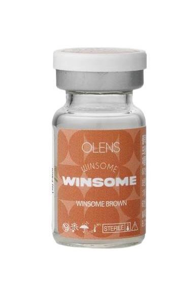 Olens 6 Months Colored Contact Lens Winsome Brown ±000 1pcs