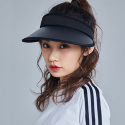 zauo空顶防晒帽经典款黑色