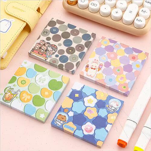 Cute Memo Pad Sticky Note Random Style 1pcs