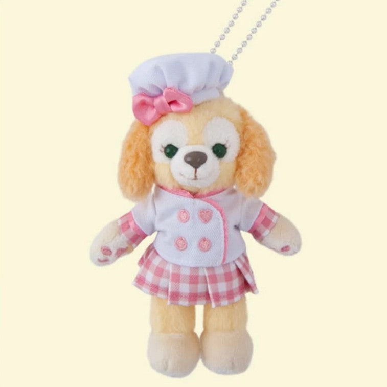 Tokyo Disney Duffy & Friends Chef Costume Plush Keychain Cookie Ann