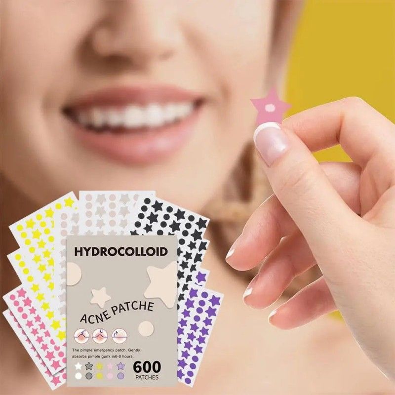 Acne Patch Pimple Acne Relief Patches Five-Color 600pcs