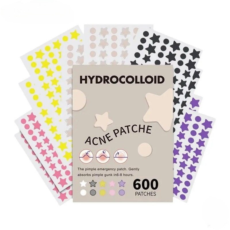 Acne Patch Pimple Acne Relief Patches Five-Color 600pcs