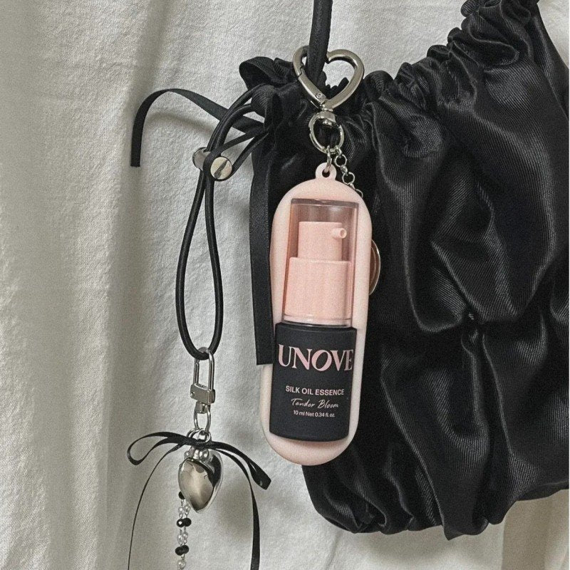Unove Silk Oil Essence Hair Serum With Keychain Warm Petals 70ml