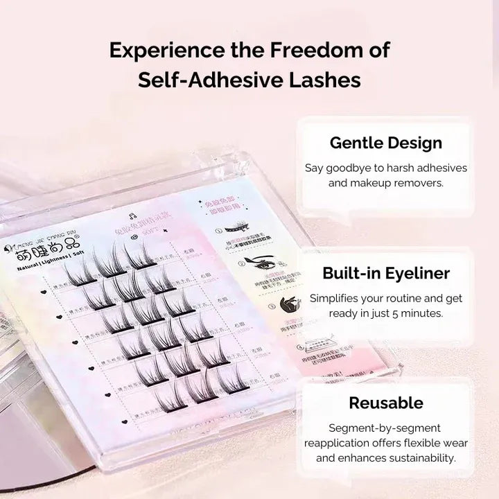 Meng Jie Shang Pin Self-Adhesive False Eyelashes Wildcat
