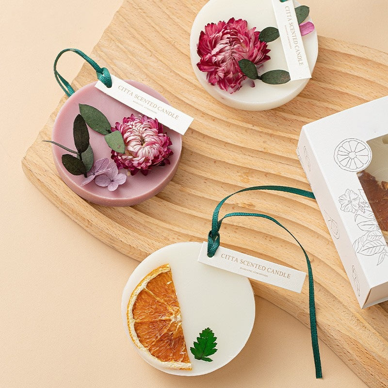 Citta Scented Candle Aroma Tablet Amber Ebony