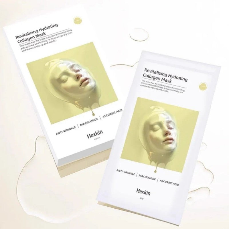 Hexkin Revitalizing Hydrating Collagen Facial Mask 5pcs