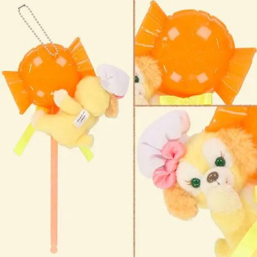 Disney Duffy & Friends Plush Toy Stick Keychain Cookie Ann