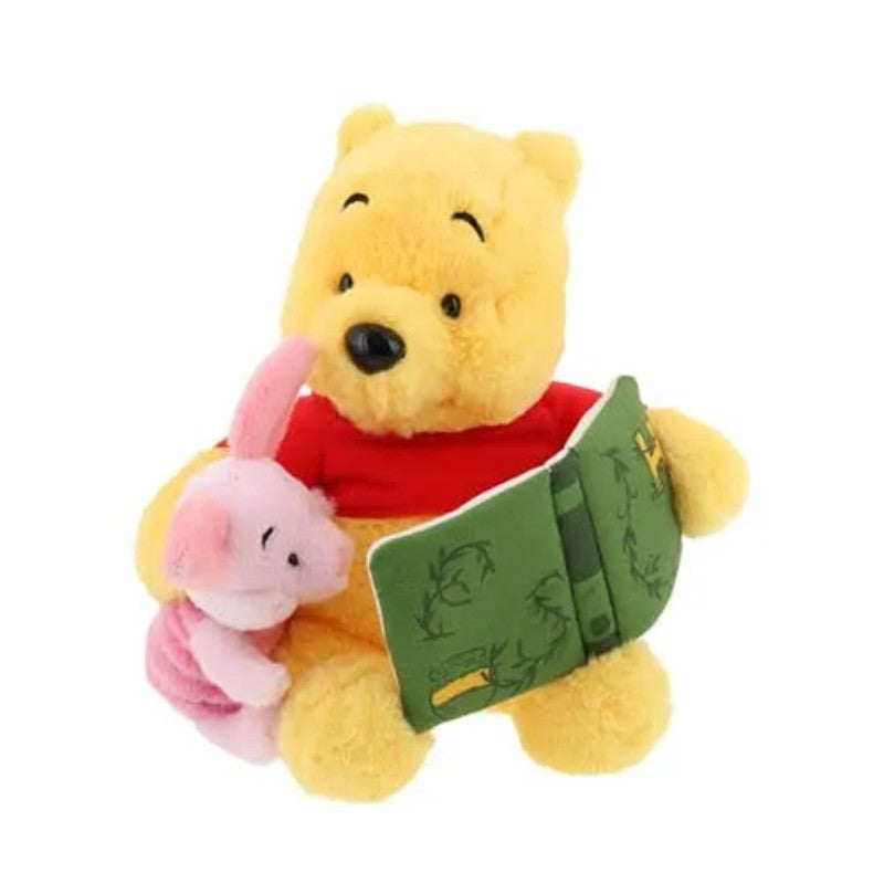 Disney Plush Doll Winnie The Pooh & Pidgeot Reading