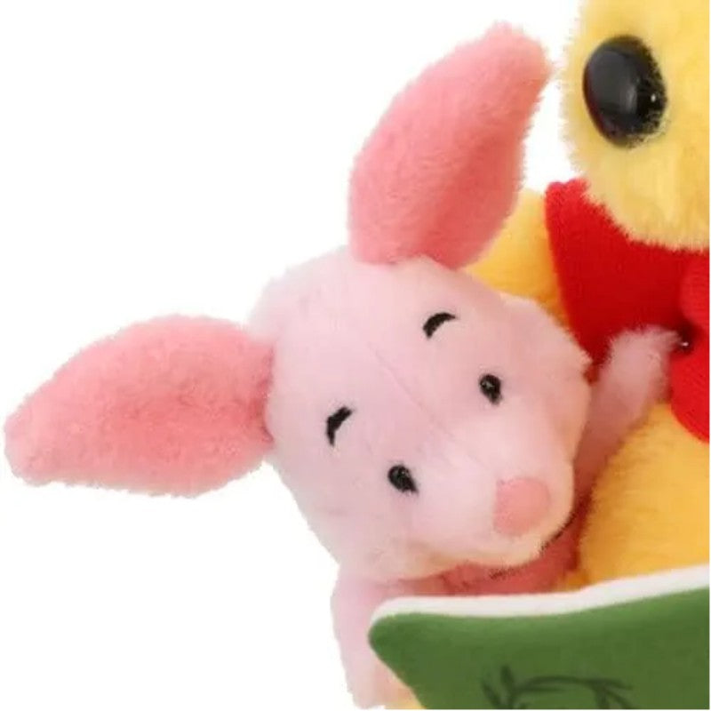 Disney Plush Doll Winnie The Pooh & Pidgeot Reading