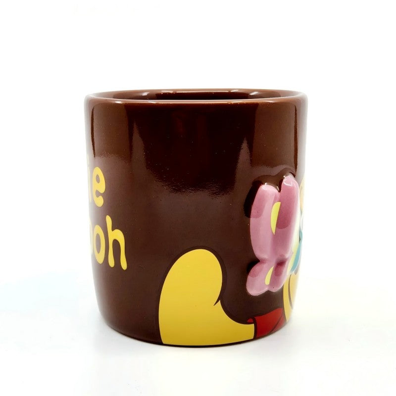 Disney Coffee Mug Winnie The Pooh Butterfly Brown