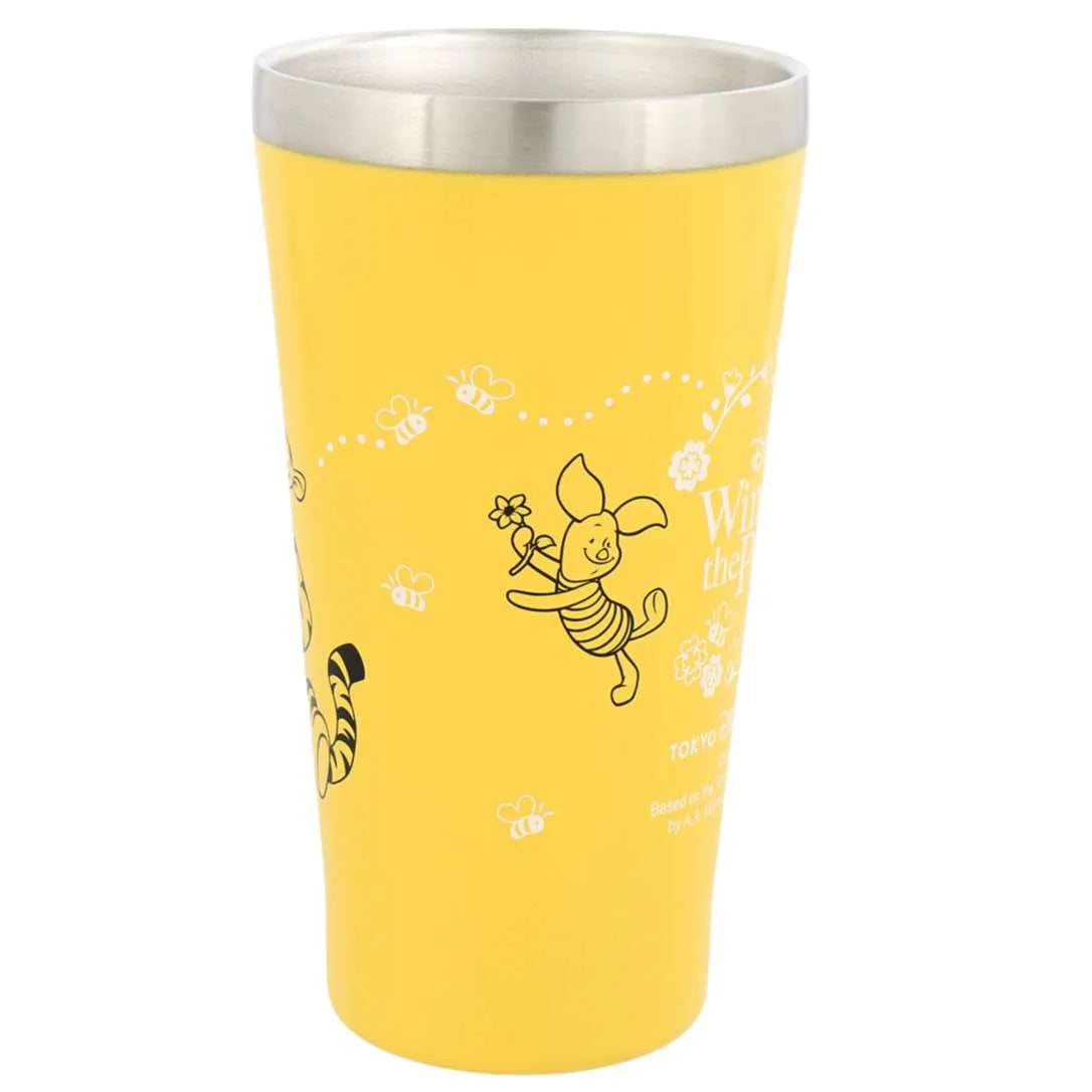 Tokyo Disney Resort Stainless Steel Tumbler Pooh & Piglet & Tigger Yellow