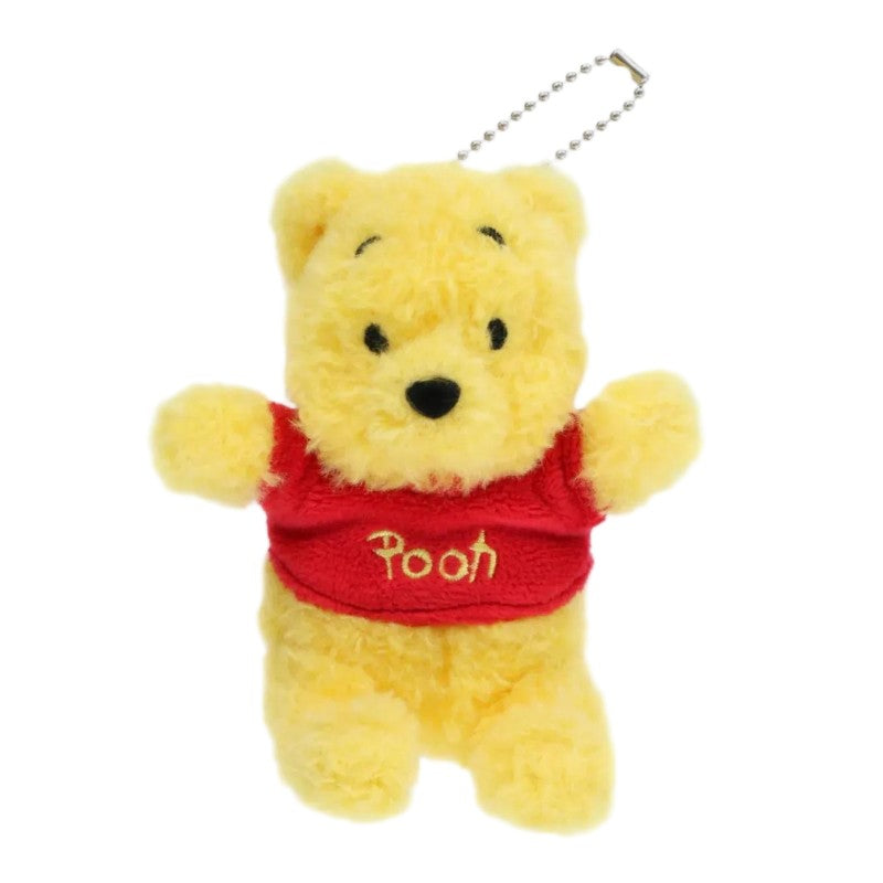 Disney Fluffy Plush Keychain Winnie the Pooh Small