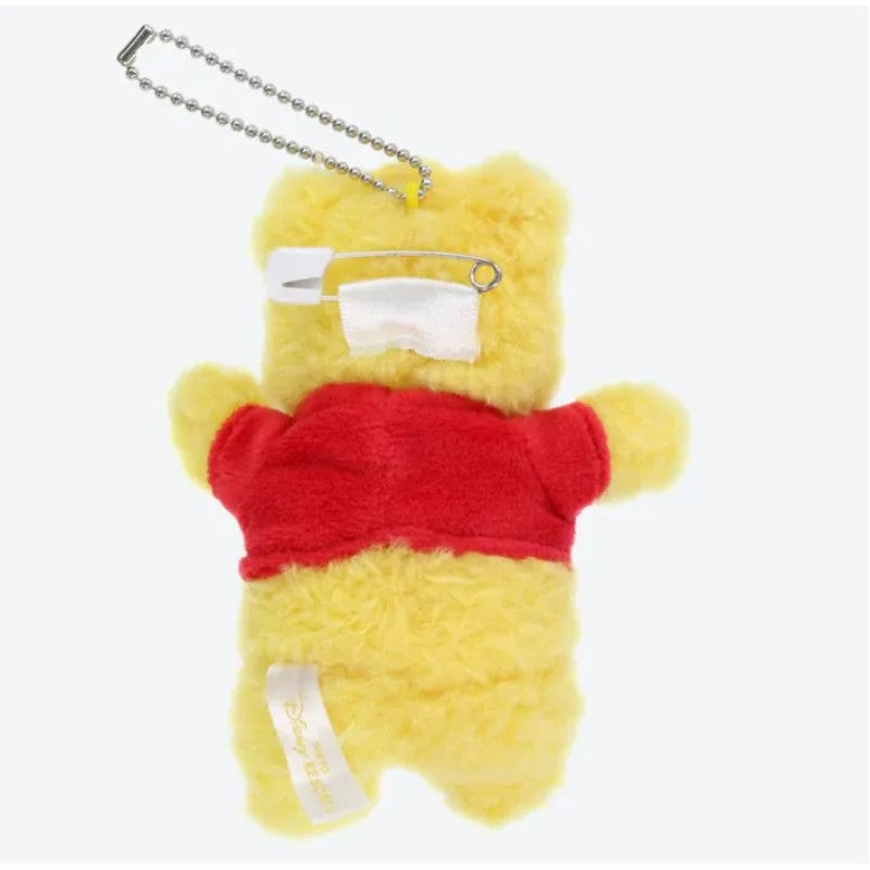 Disney Fluffy Plush Keychain Winnie the Pooh Small