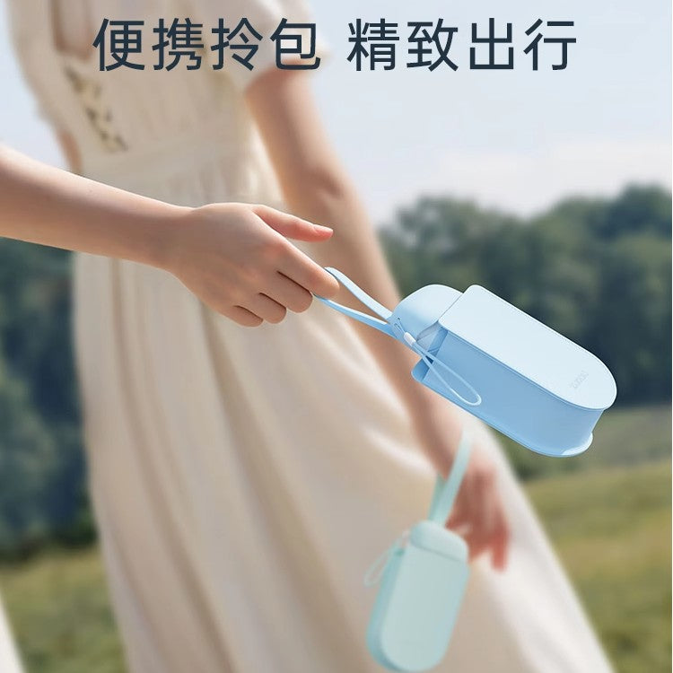 Zuodu Mini Umbrella Six-folding Sun Protection Windproof Spring Pink