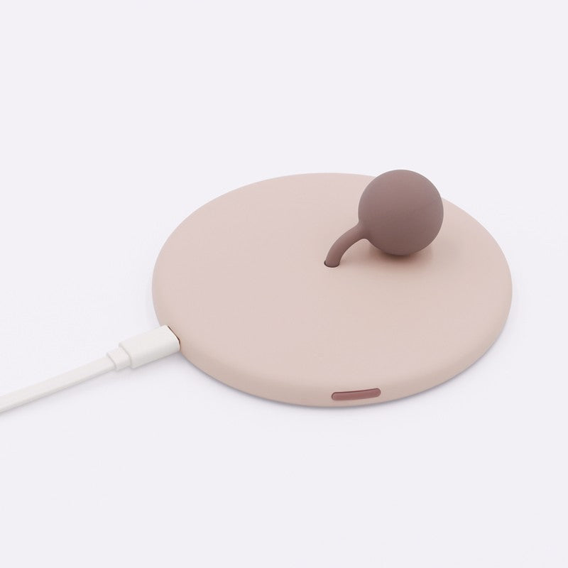 Muid Mini Q Handhold LED Makeup Mirror Pink