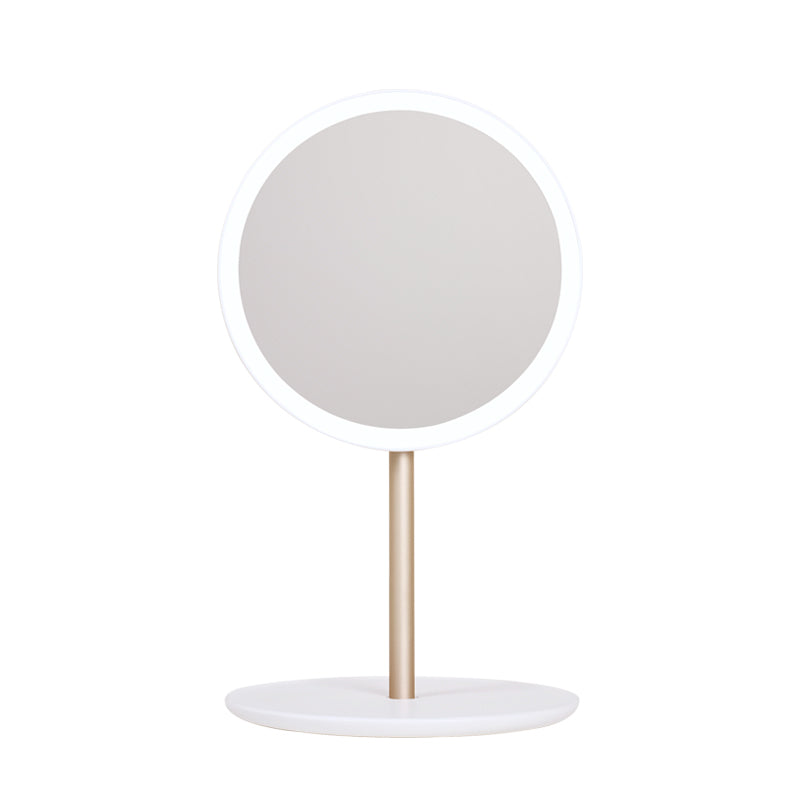 Muid LED Beauty Mirror USB Recharge Folding Milk White