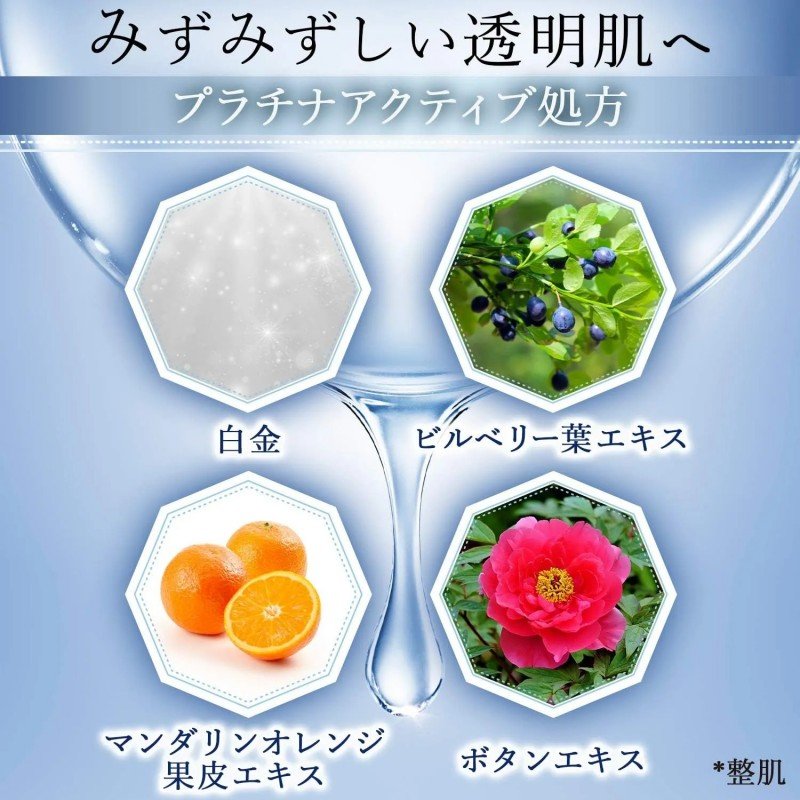 Mandom Barrier Repair Serum Mask Transparent Brightening 1pcs