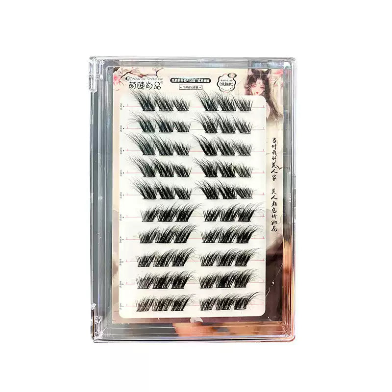 Meng Jie Shang Pin Glue-free Segmented False Eyelashes Flower Fairy