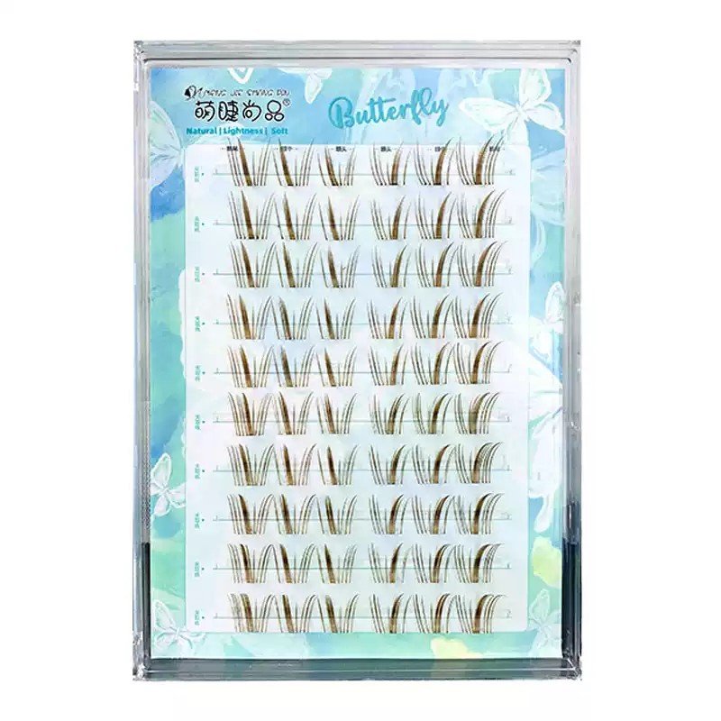 Meng Jie Shang Pin Self-adhesive False Eyelashes Brown Wind Chime