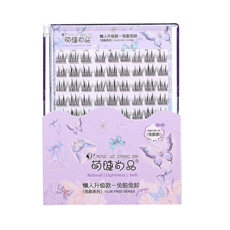 Meng Jie Shang Pin Fairy Glue-free False Eyelashes Small Peach Blossom