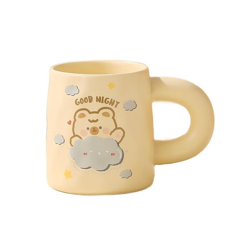 Cartoon Bear Ceramic Mug Cloud Bear 420ml