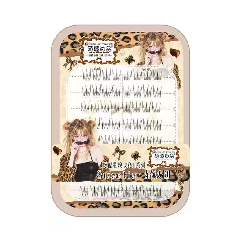 Meng Jie Shang Pin Glue Free False Eyelashes Cream Planet Black