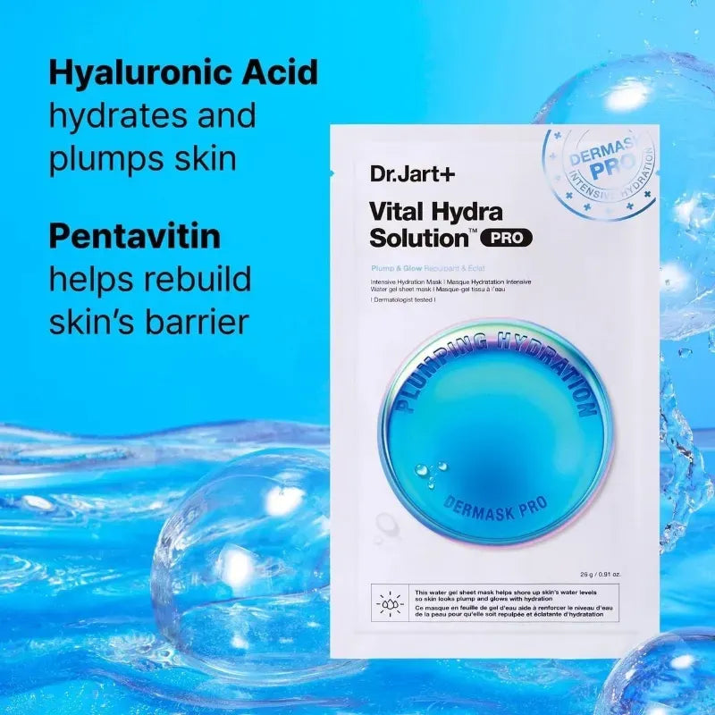 Dr.Jart+ Dermask Hydra Solution Pro (Vital Hydra Solution 10pcs + Soothing Hydra Solution 10pcs)