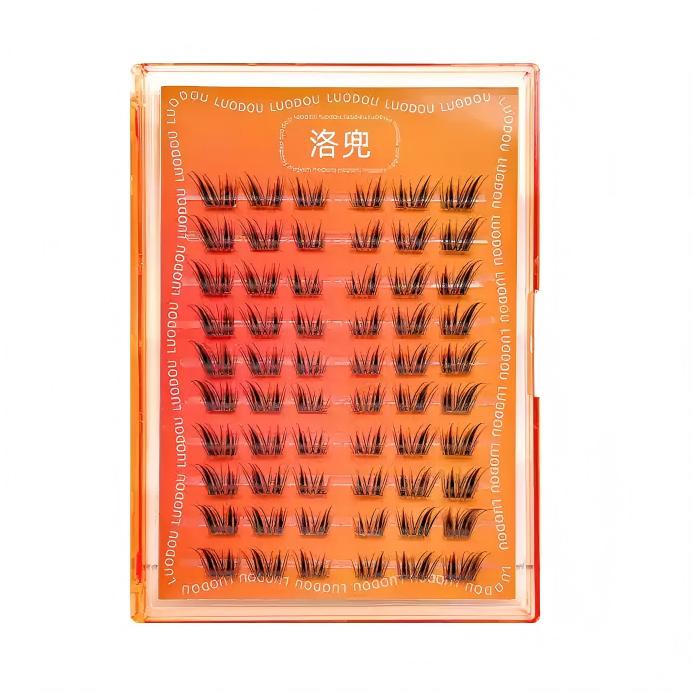 Luodou Glue Free False Eyelashes Lazy Princess 10 Rows