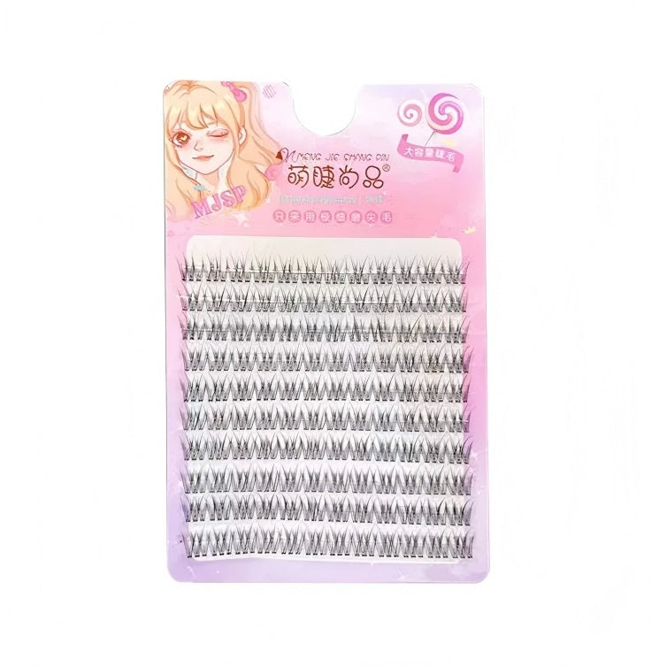 Meng Jie Shang Pin Clear Band False Eyelashes Lazy Mermaid Tail Style