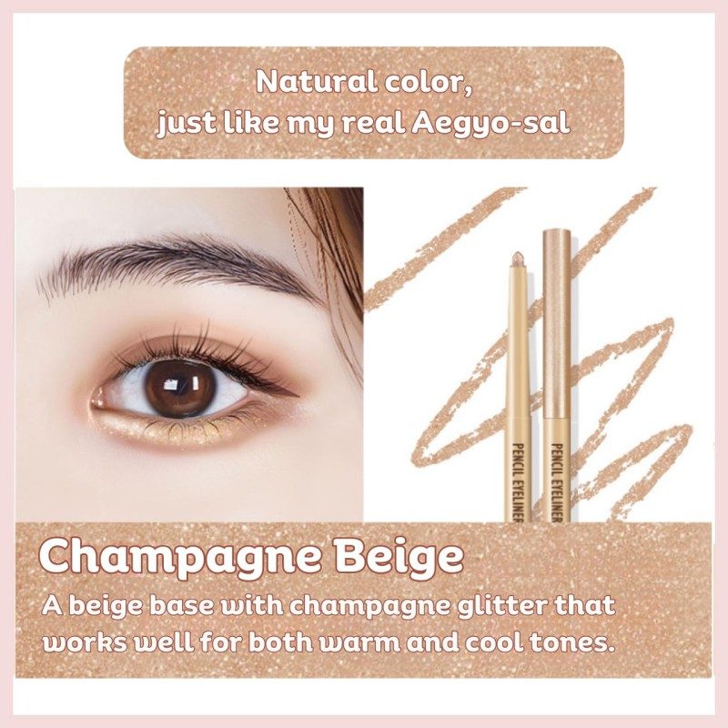 Thebom AegyoSal Eyeliner Under-Eye Enhancing Pencil #Champagne Beige