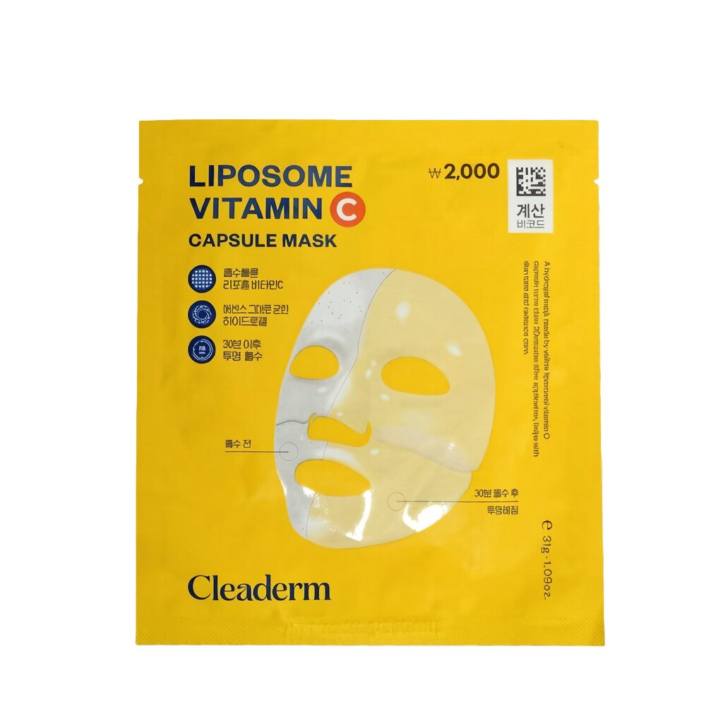Cleaderm Liposome Vitamin C Capsule Mask 1pcs