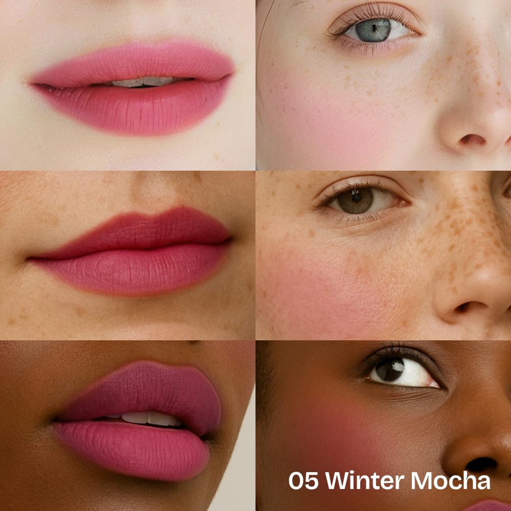 Dearthing Blurry Effect Smooth Touch Pot Lip & Blush #05 Winter Mocha