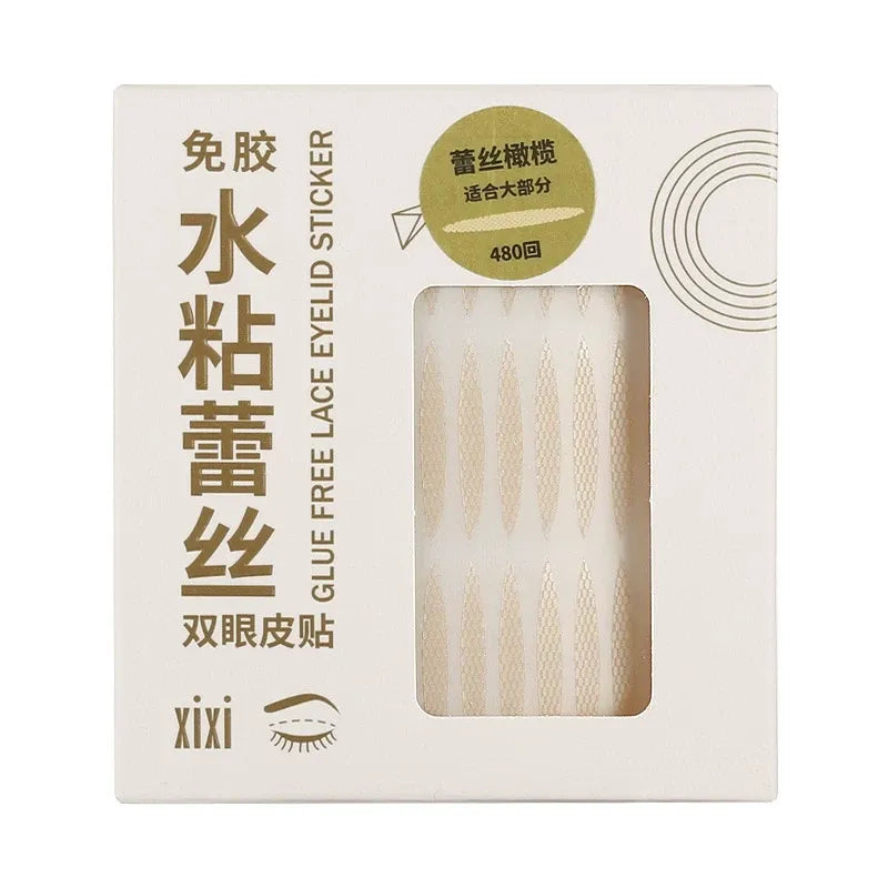 Xixi Glue Free Lace Eyelid Sticker Olive Style