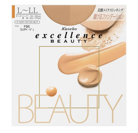 Kanebo-嘉娜宝-法国米色丝袜-(L-LL)