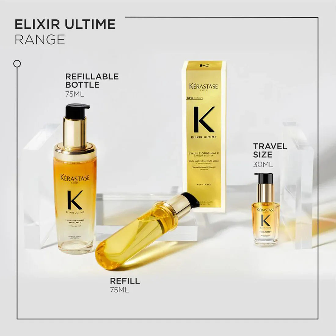 Kerastase Elixir Ultime L’Huile Originale Refillable Hair Oil 75ml